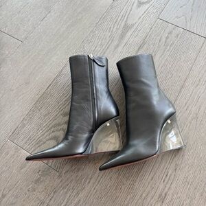 Amina Muaddi black Boots